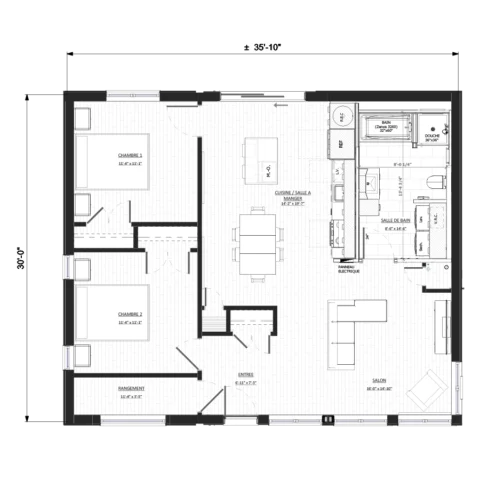 hom plan amenagement amenagement b dalle