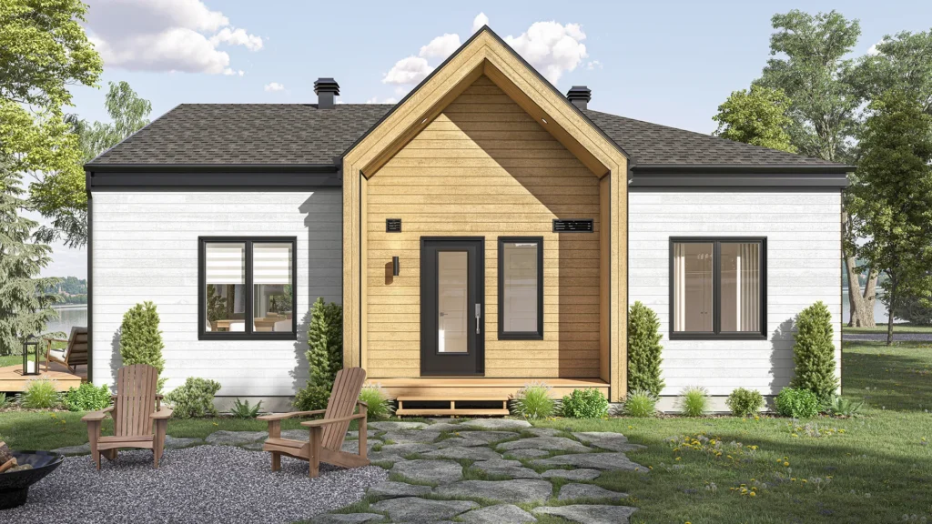 laprise hom oslo facade urbaine blanc